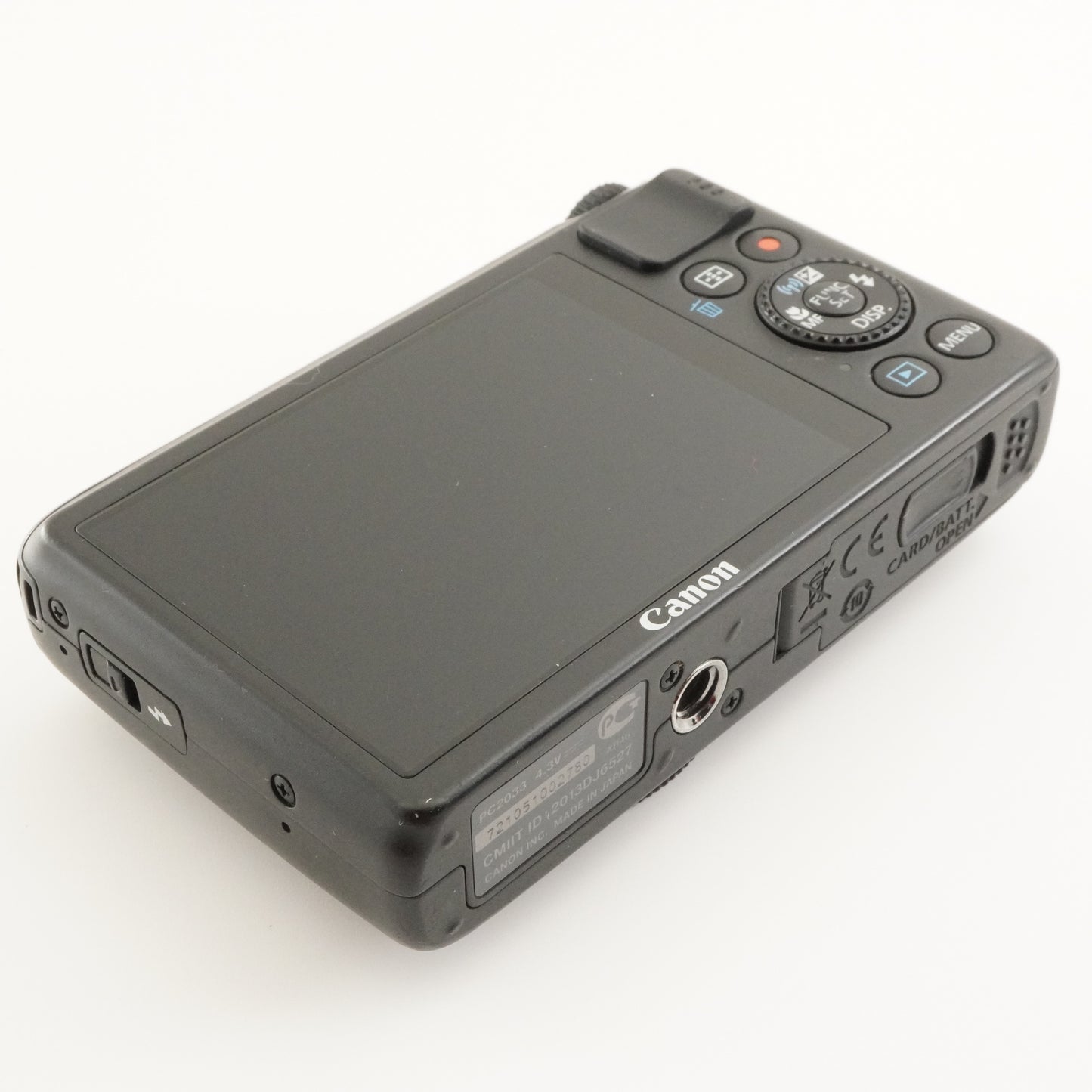 Canon PowerShot S200 Black With 4GB SDHC Card Digital Camera from Japan #7864