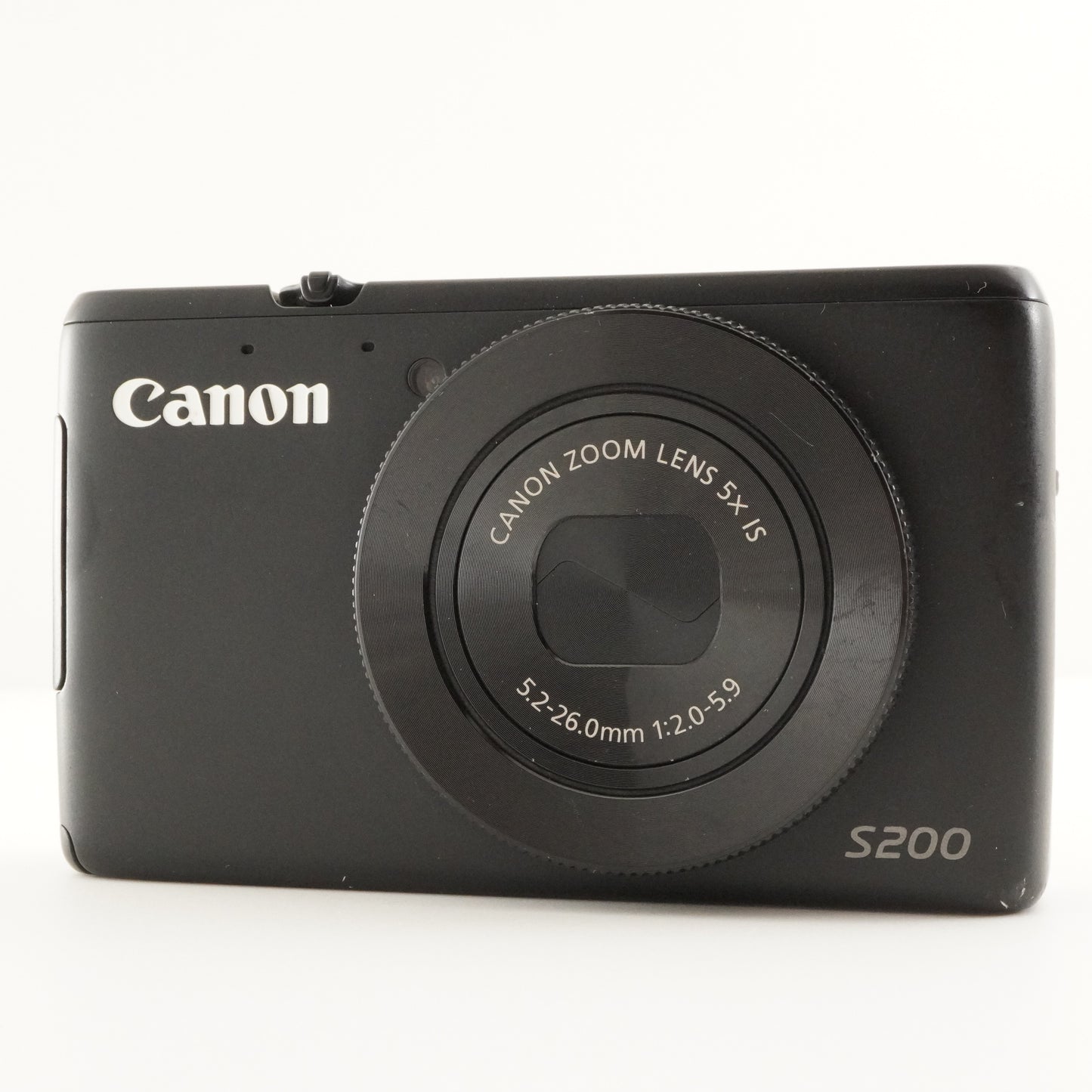 Canon PowerShot S200 Black With 4GB SDHC Card Digital Camera from Japan #7864
