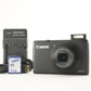 Canon PowerShot S200 Black With 4GB SDHC Card Digital Camera from Japan #7864