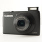 Canon PowerShot S200 Black With 4GB SDHC Card Digital Camera from Japan #7864