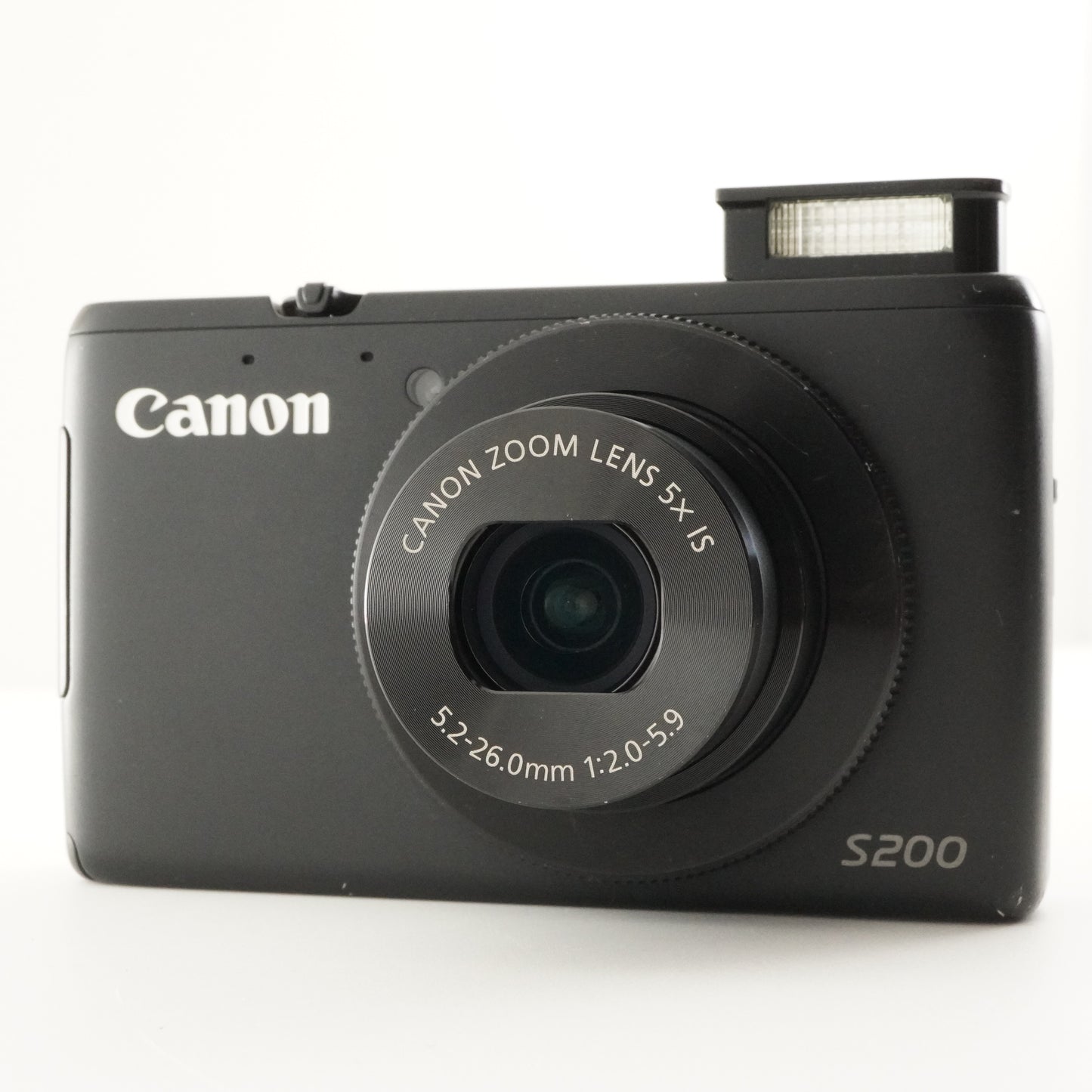 Canon PowerShot S200 Black With 4GB SDHC Card Digital Camera from Japan #7864