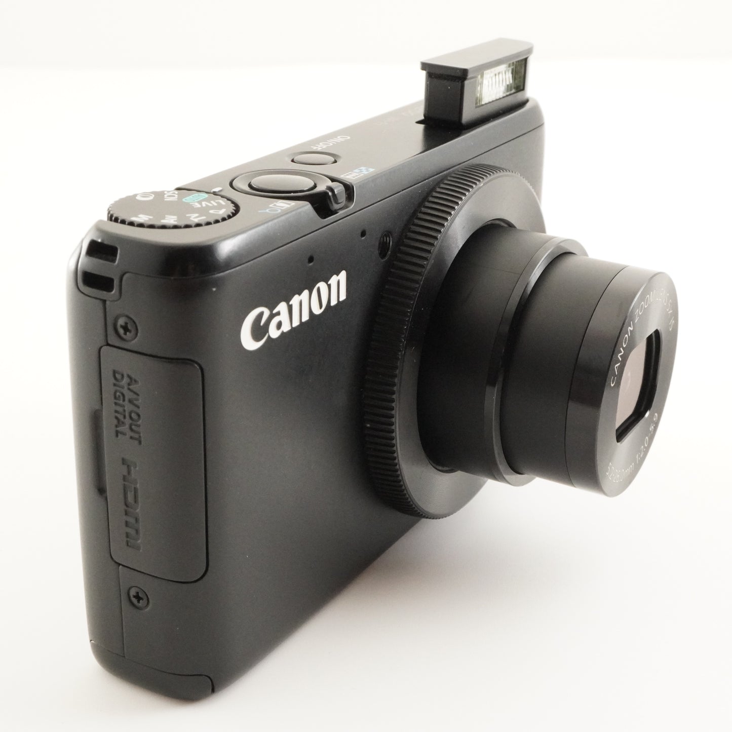 Canon PowerShot S200 Black With 4GB SDHC Card Digital Camera from Japan #7864