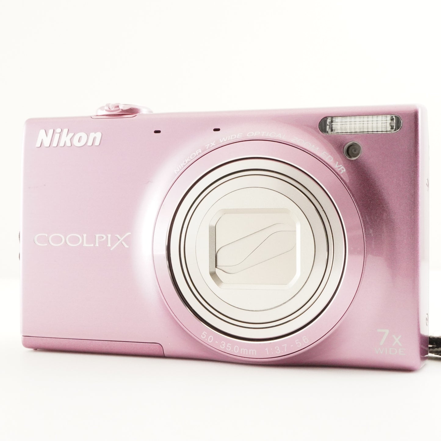 Nikon COOLPIX S6100 Pink With 4GB SDHC Card Digital Camera from Japan #7882