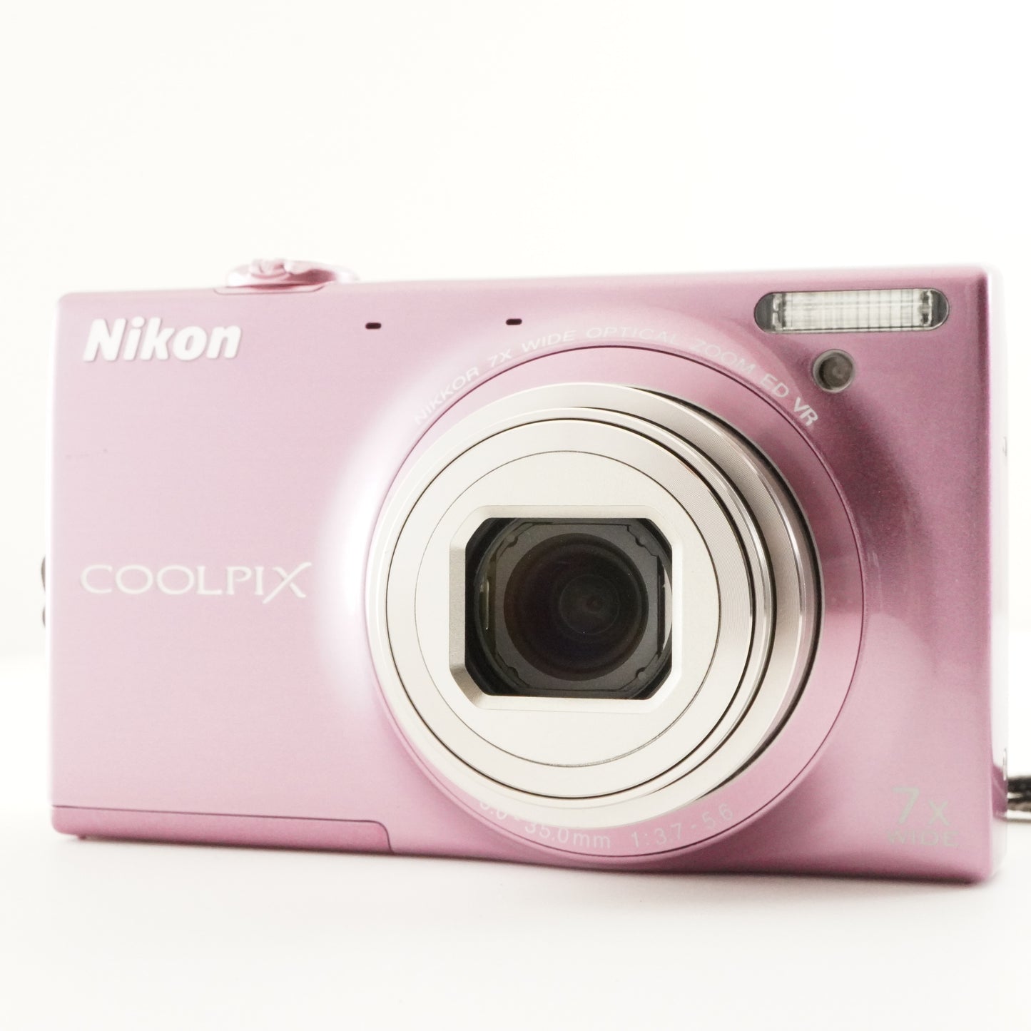 Nikon COOLPIX S6100 Pink With 4GB SDHC Card Digital Camera from Japan #7882