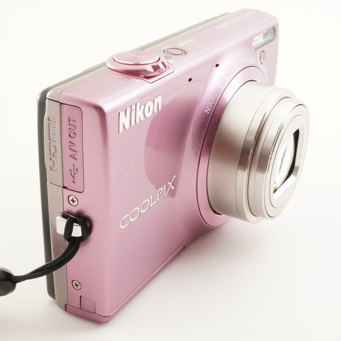 Nikon COOLPIX S6100 Pink With 4GB SDHC Card Digital Camera from Japan #7882