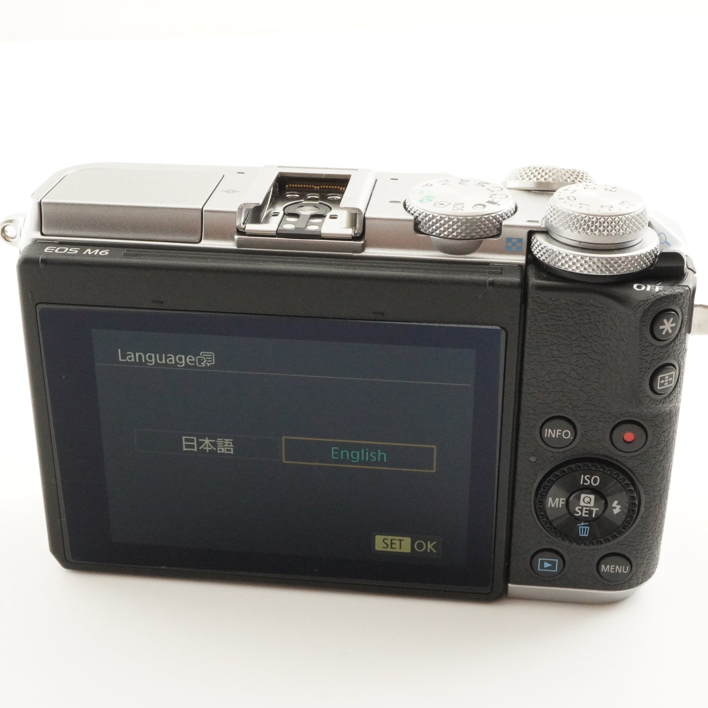 Canon EOS M6 Silver + EVF-DC2 Mirrorless Digital Camera from Japan #8028