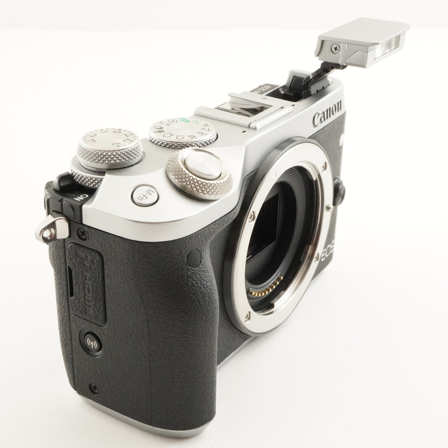 Canon EOS M6 Silver + EVF-DC2 Mirrorless Digital Camera from Japan #8028