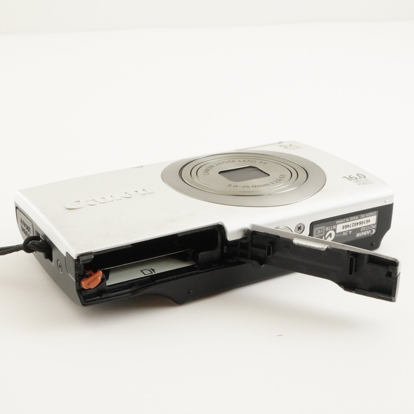 Canon PowerShot A2300 Silver With 4GB SDHC Card Digital Camera from Japan #8043