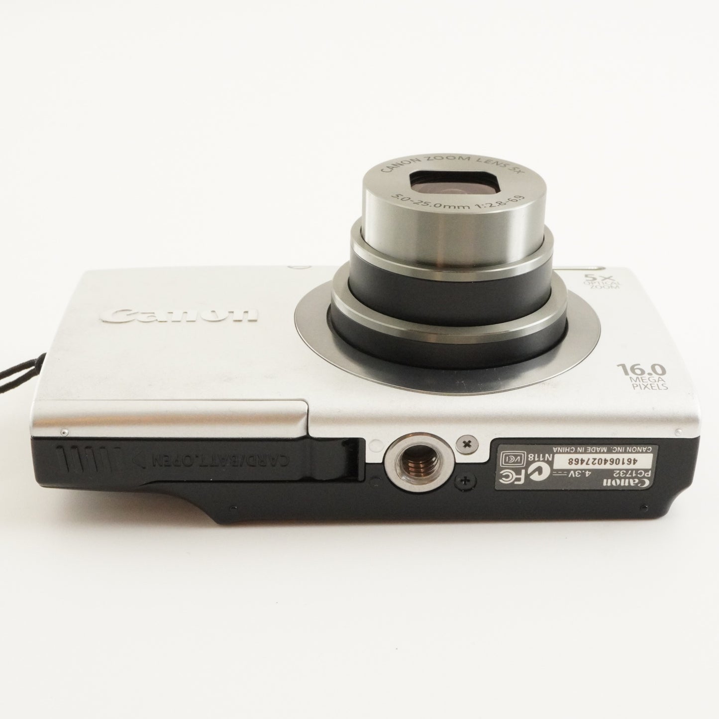 Canon PowerShot A2300 Silver With 4GB SDHC Card Digital Camera from Japan #8043