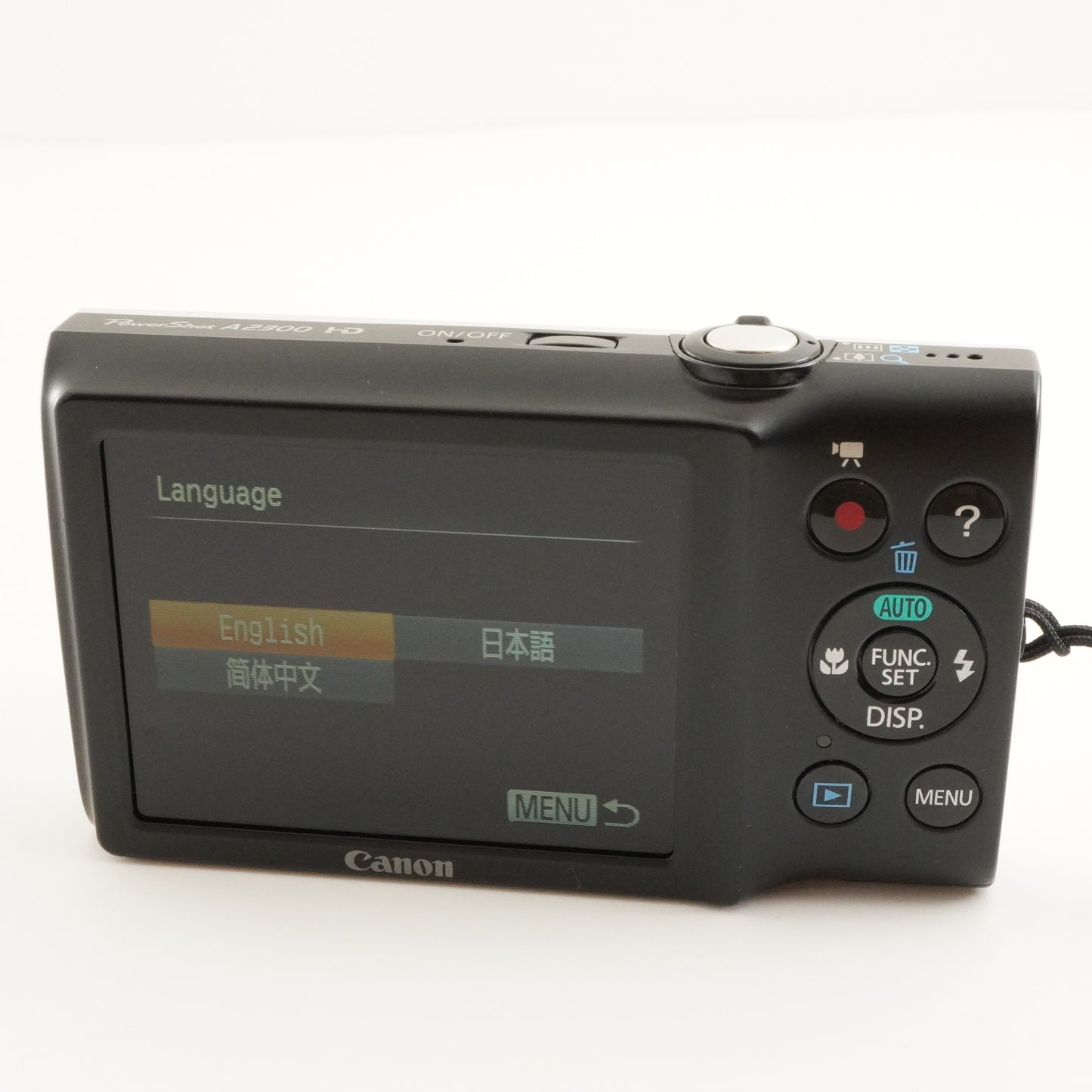 Canon PowerShot A2300 Silver With 4GB SDHC Card Digital Camera from Japan #8043