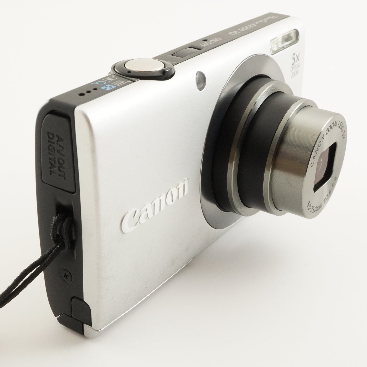 Canon PowerShot A2300 Silver With 4GB SDHC Card Digital Camera from Japan #8043