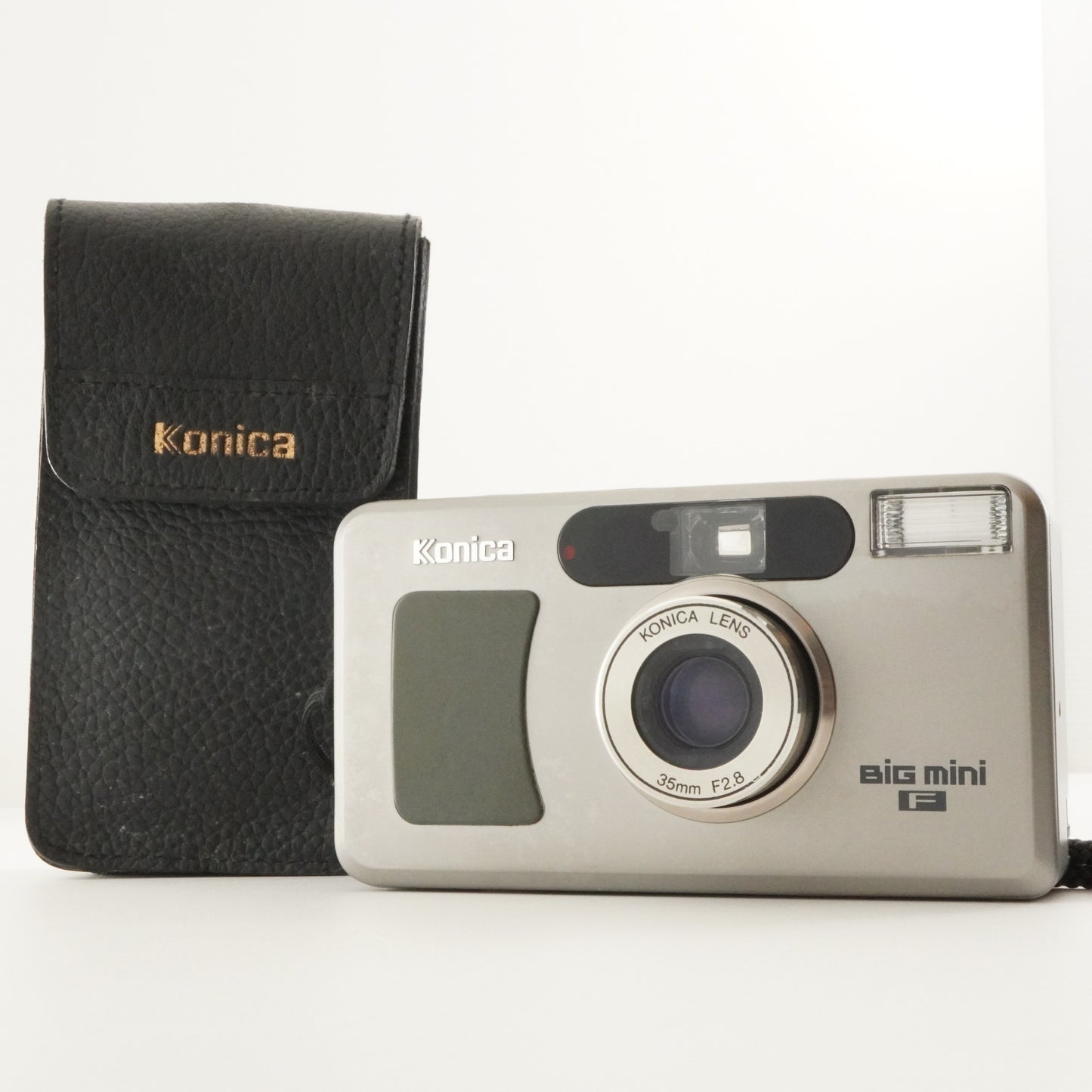 Konica Big mini F With Case Point & Shoot Film Camera from Japan #8109