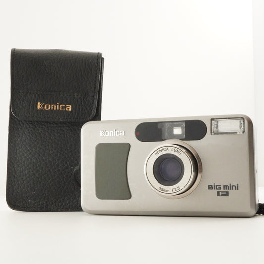 Konica Big mini F With Case Point & Shoot Film Camera from Japan #8109