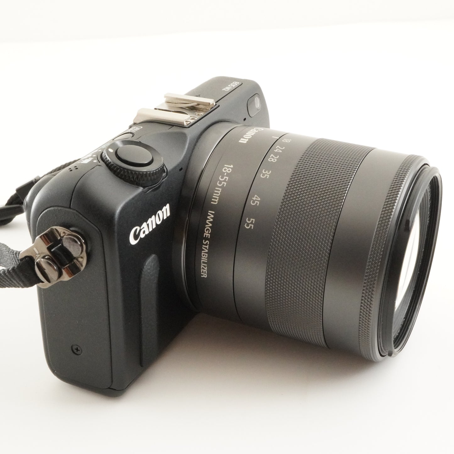 Canon EOS M2 + EF-M 18-55mm IS STM Black With 8GB SDHC Card from Japan #8115