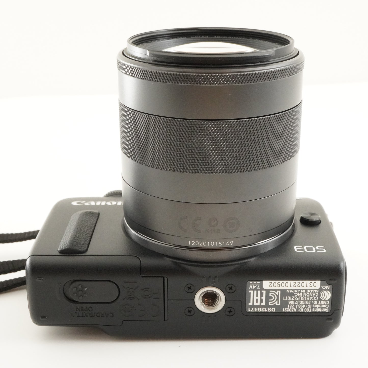 Canon EOS M2 + EF-M 18-55mm IS STM Black With 8GB SDHC Card from Japan #8115