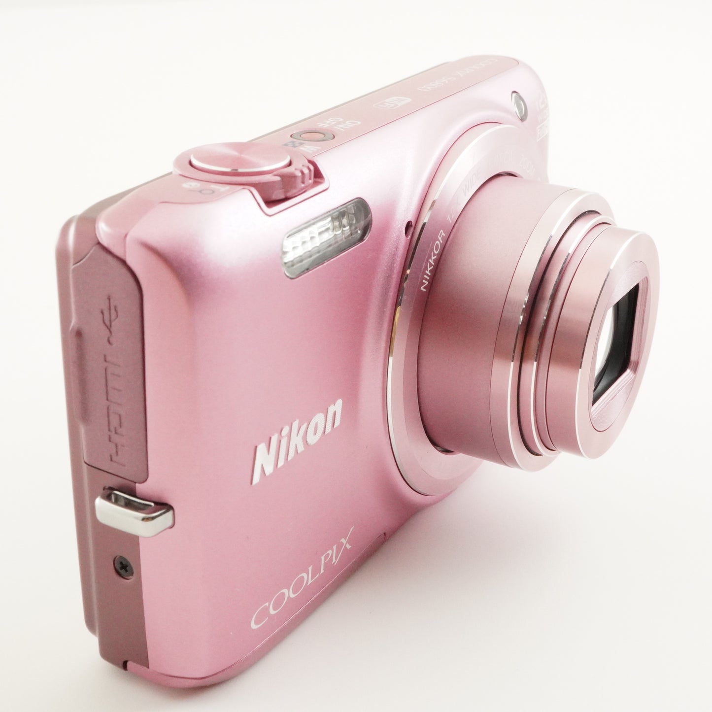 Nikon COOLPIX S6800 Pink With 4GB SDHC Card Digital Camera from Japan #8143