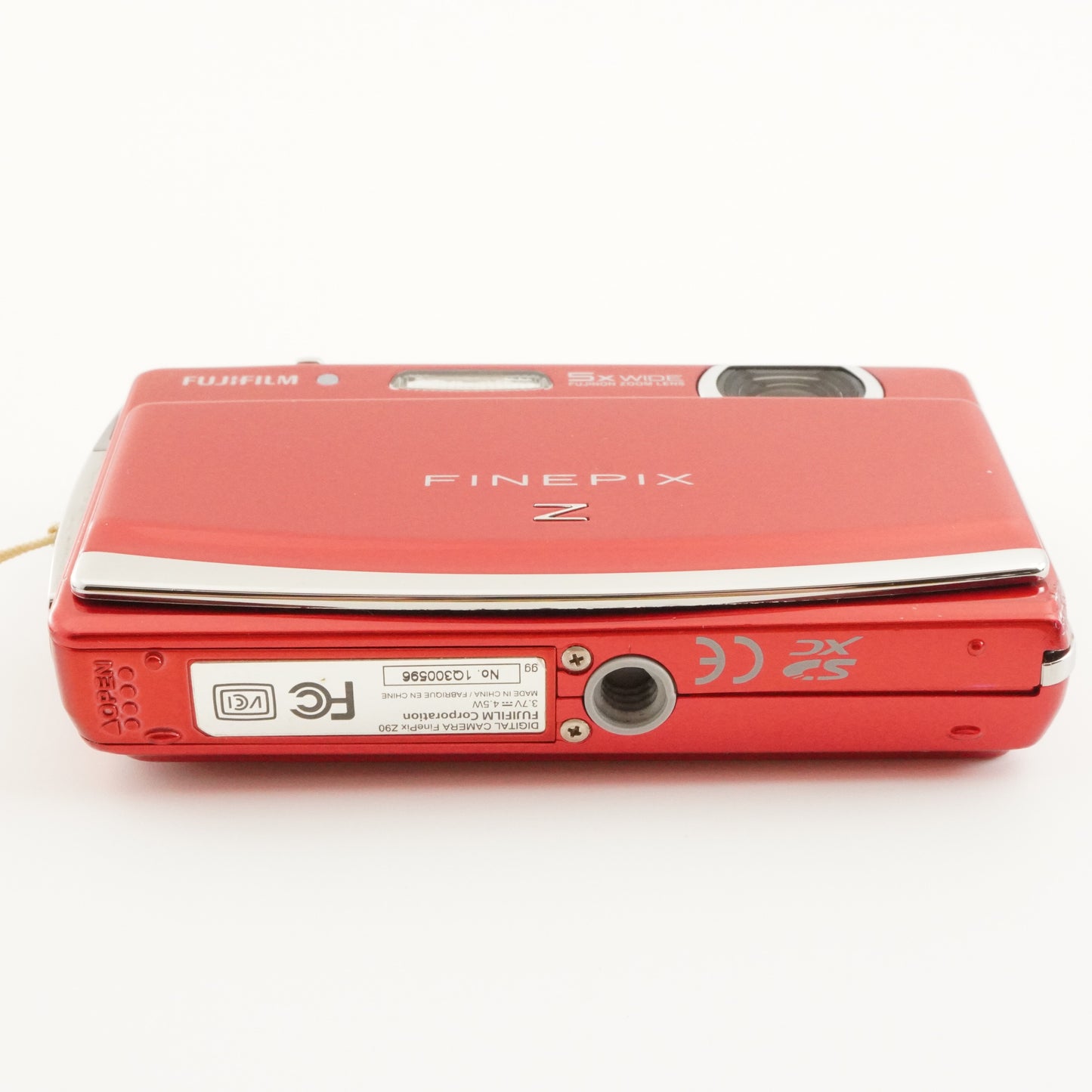 FUJIFILM FINEPIX Z90 Red In Box + 4GB SDHC Card Digital Camera from Japan #8150