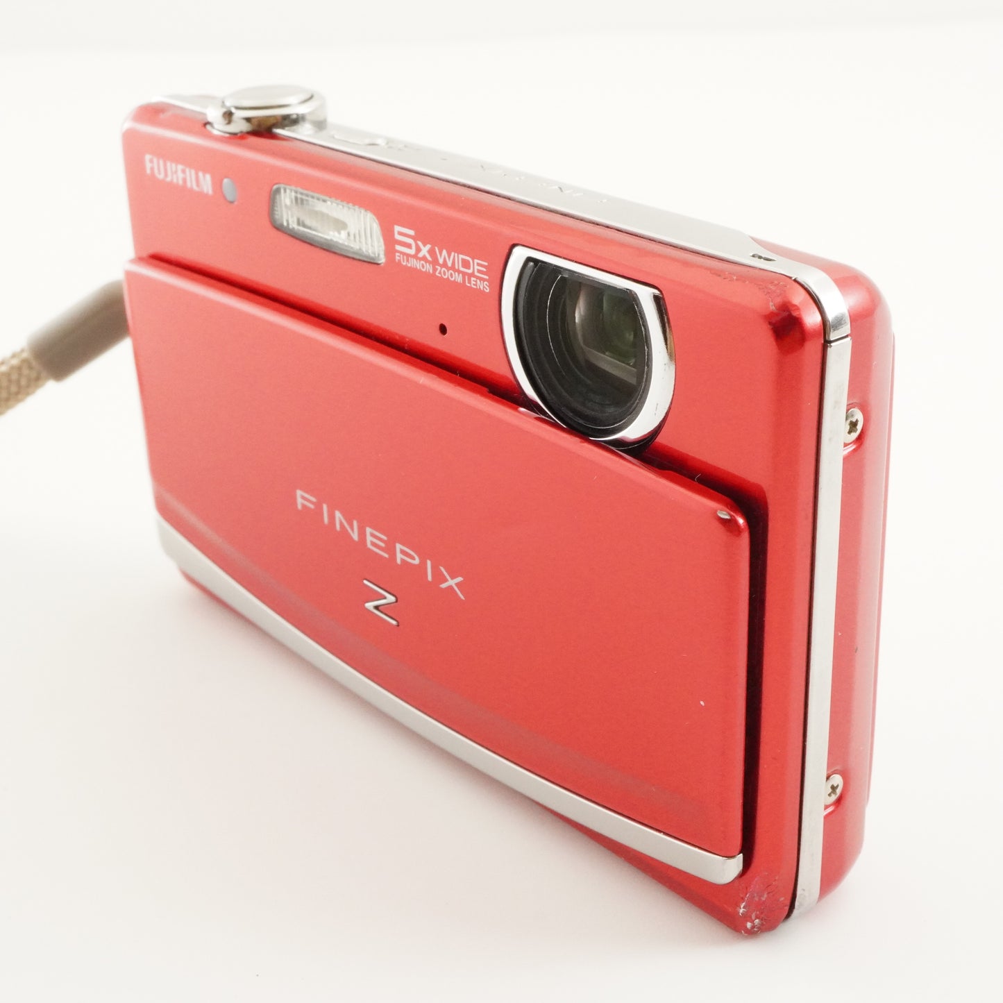 FUJIFILM FINEPIX Z90 Red In Box + 4GB SDHC Card Digital Camera from Japan #8150