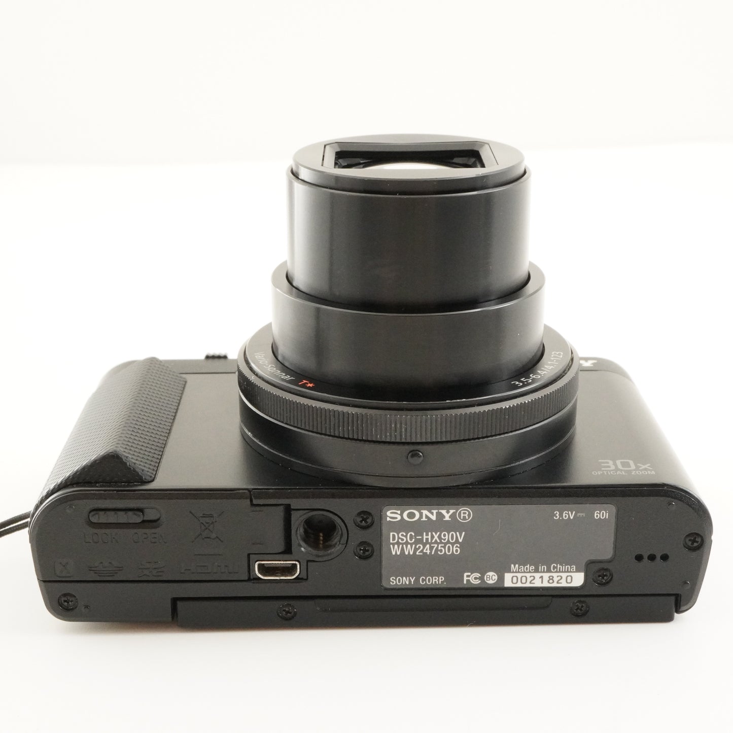 SONY Cyber-shot DSC-HX90V Black In Box With 4GB SDHC Card from Japan #8158