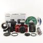 Canon EOS M Red + EF-M 22mm +18-55 +Accessories +8GB SD In Box from Japan #8170