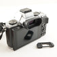 [7,078 Shots] OLYMPUS OM-D E-M5 Silver + M.ZUIKO 12-50mm In Box from Japan #8171
