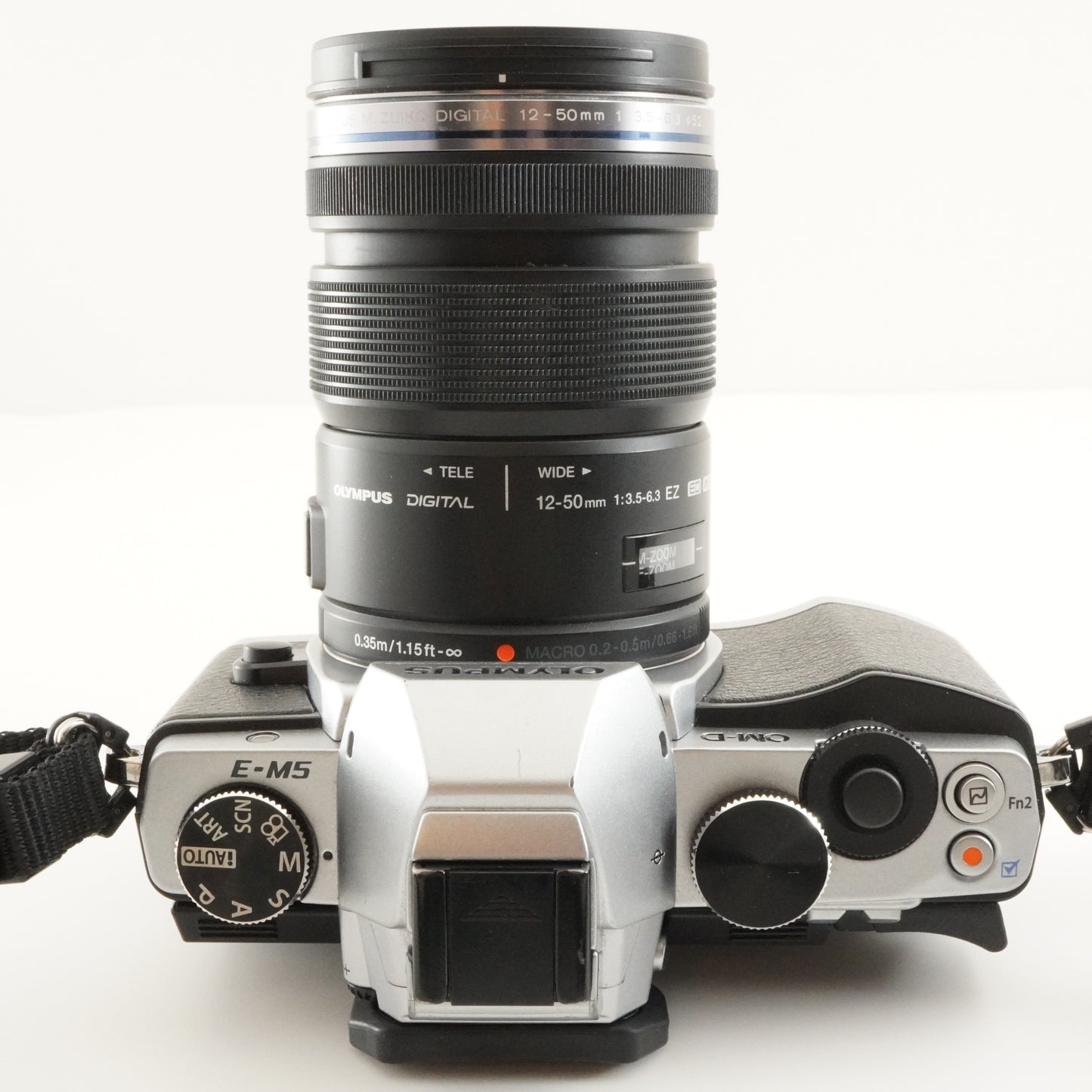 [7,078 Shots] OLYMPUS OM-D E-M5 Silver + M.ZUIKO 12-50mm In Box from Japan #8171