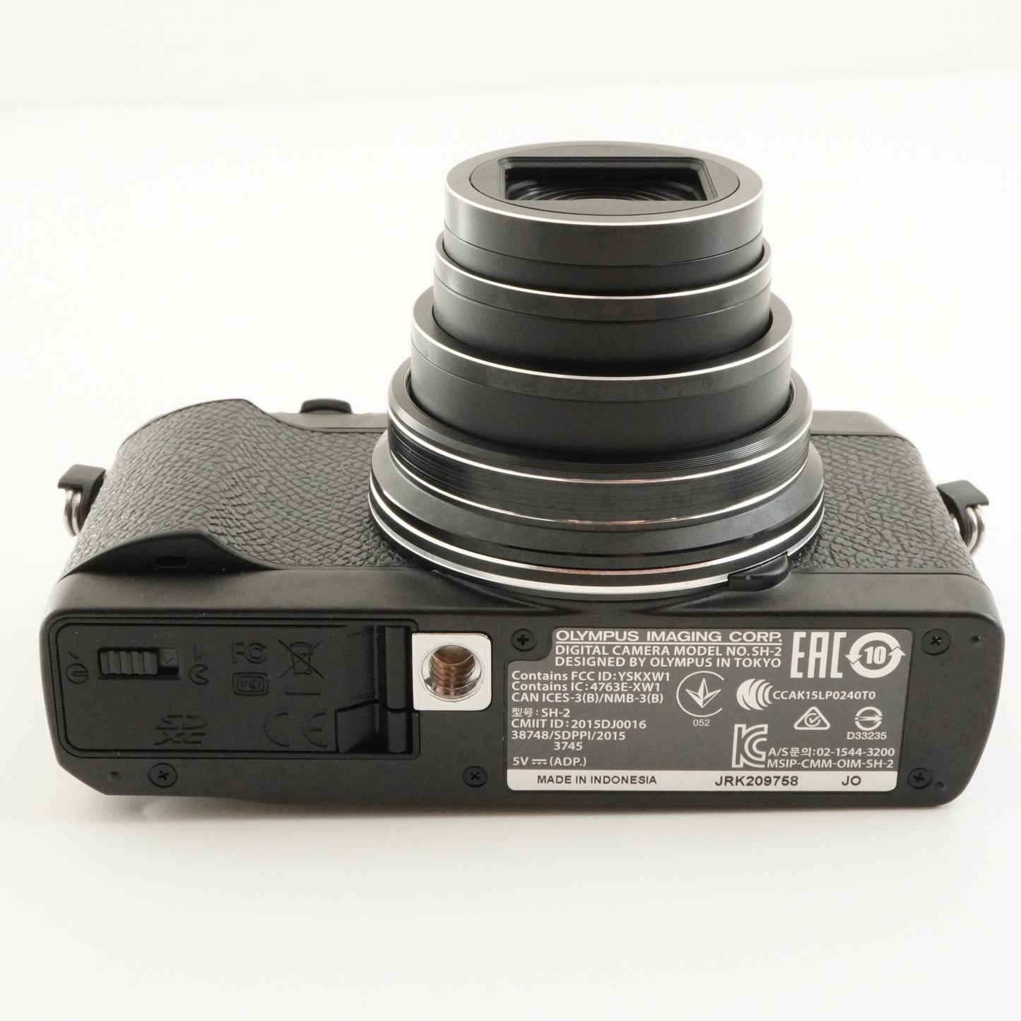 OLYMPUS STYLUS SH-2 Black In Box + 8GB SDHC Card Digital Camera from Japan #8177