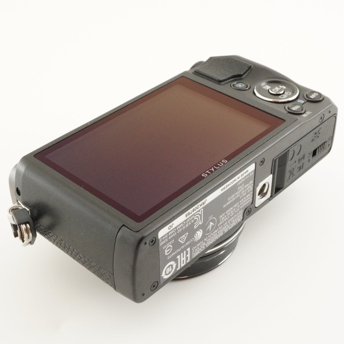 OLYMPUS STYLUS SH-2 Black In Box + 8GB SDHC Card Digital Camera from Japan #8177