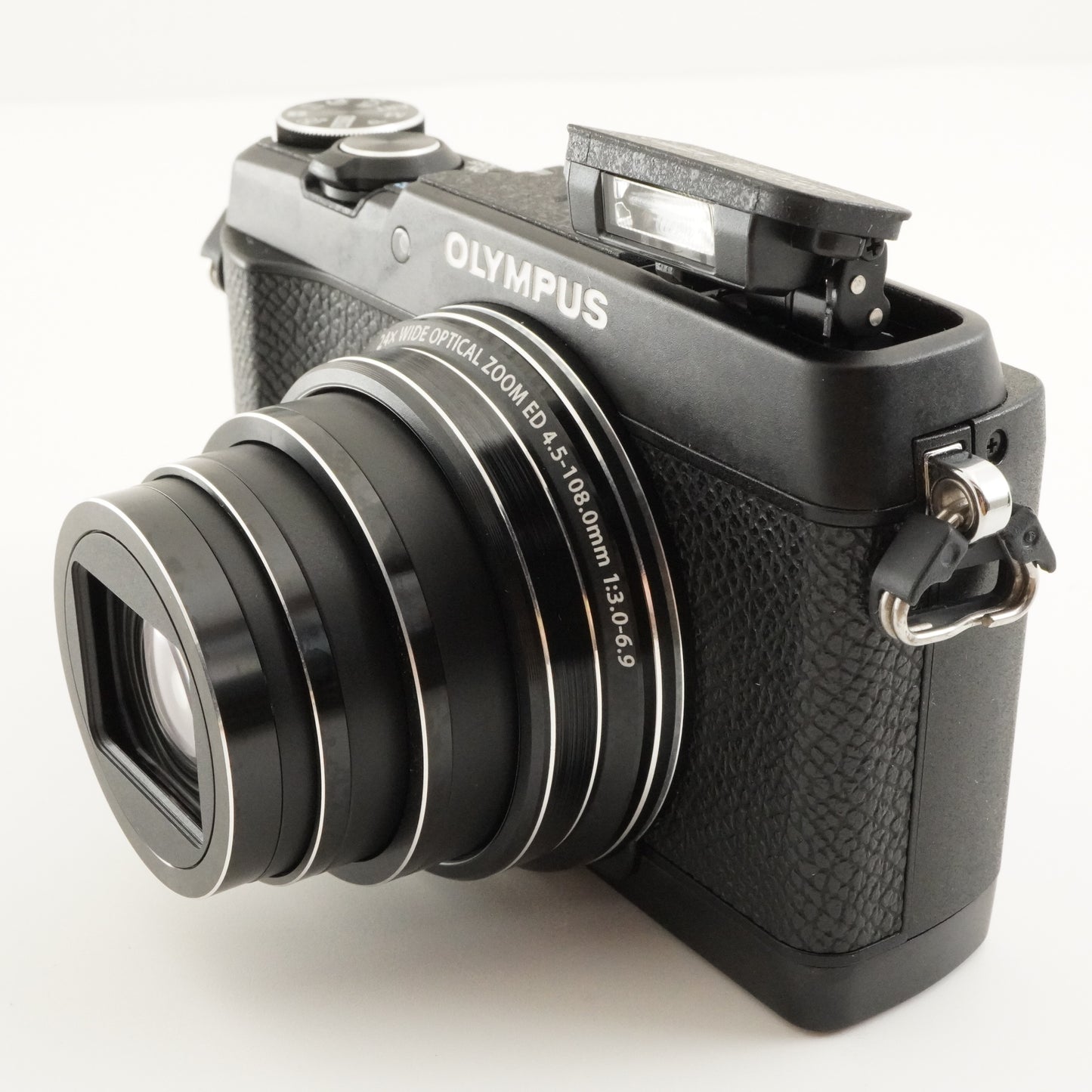 OLYMPUS STYLUS SH-2 Black In Box + 8GB SDHC Card Digital Camera from Japan #8177