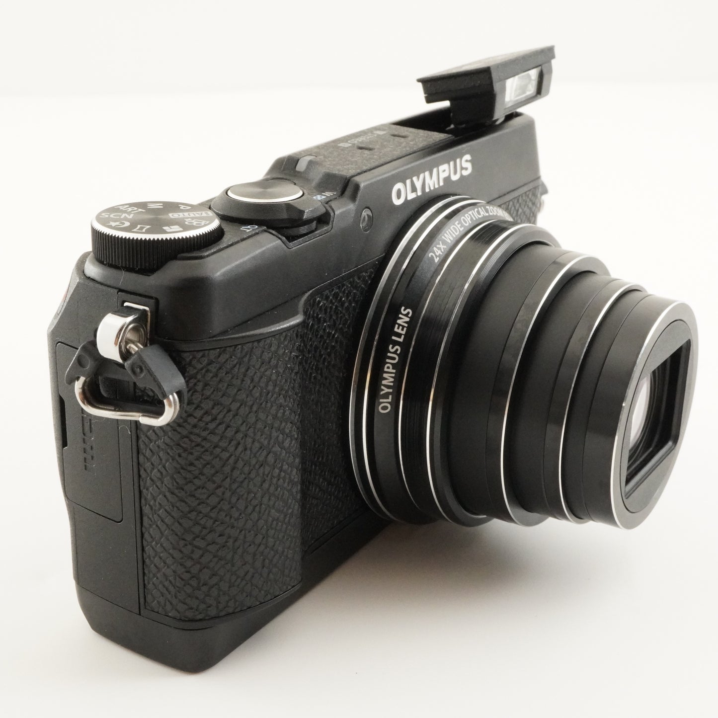 OLYMPUS STYLUS SH-2 Black In Box + 8GB SDHC Card Digital Camera from Japan #8177