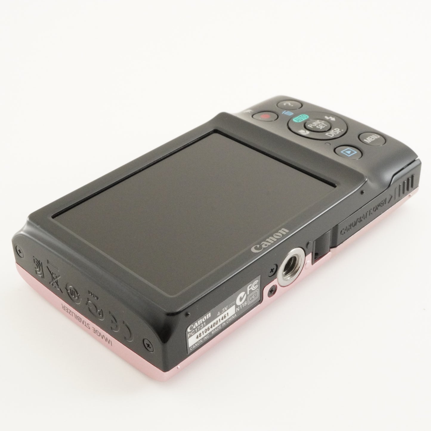 Canon PowerShot A2400 IS Pink With 4GB SDHC Card Digital Camera from Japan #8183