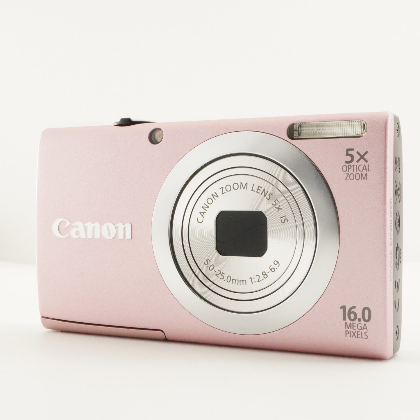 Canon PowerShot A2400 IS Pink With 4GB SDHC Card Digital Camera from Japan #8183