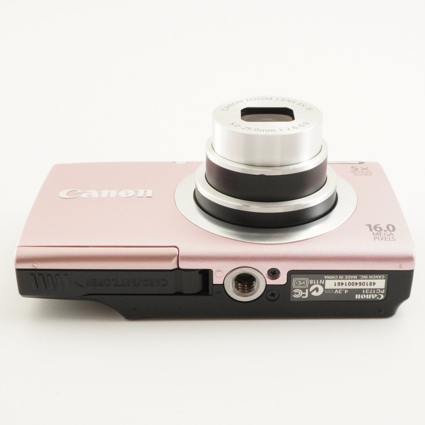 Canon PowerShot A2400 IS Pink With 4GB SDHC Card Digital Camera from Japan #8183