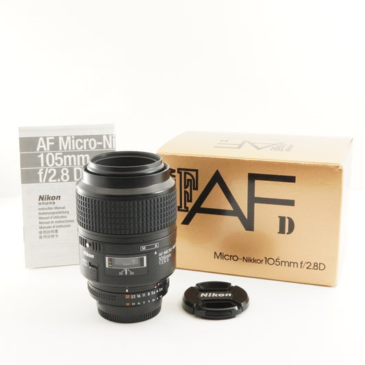 Nikon AF Micro-Nikkor 105mm F2.8 D In Box AF MACRO Lens from Japan #8283