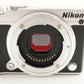 [501 Shots] Nikon 1 J5 Silver +10-30 +18.5mm In Box +8GBmicroSD from Japan #8297