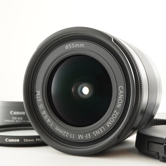 Canon EF-M 11-22mm F4-5.6 IS STM AF ZOOM Lens from Japan #8332