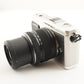 [3,863 Shots] OLYMPUS PEN E-P1 Silver + 14-42mm II R + 4GB SD from Japan #8350