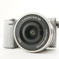 [8,860 Shots] SONY alpha NEX-5R Silver + E PZ 16-50mm + 16GB SD from Japan #8357