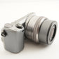 [8,860 Shots] SONY alpha NEX-5R Silver + E PZ 16-50mm + 16GB SD from Japan #8357