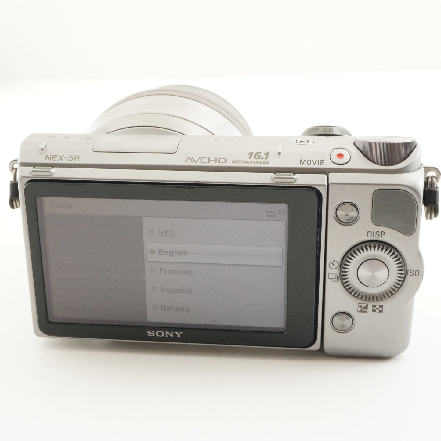 [8,860 Shots] SONY alpha NEX-5R Silver + E PZ 16-50mm + 16GB SD from Japan #8357