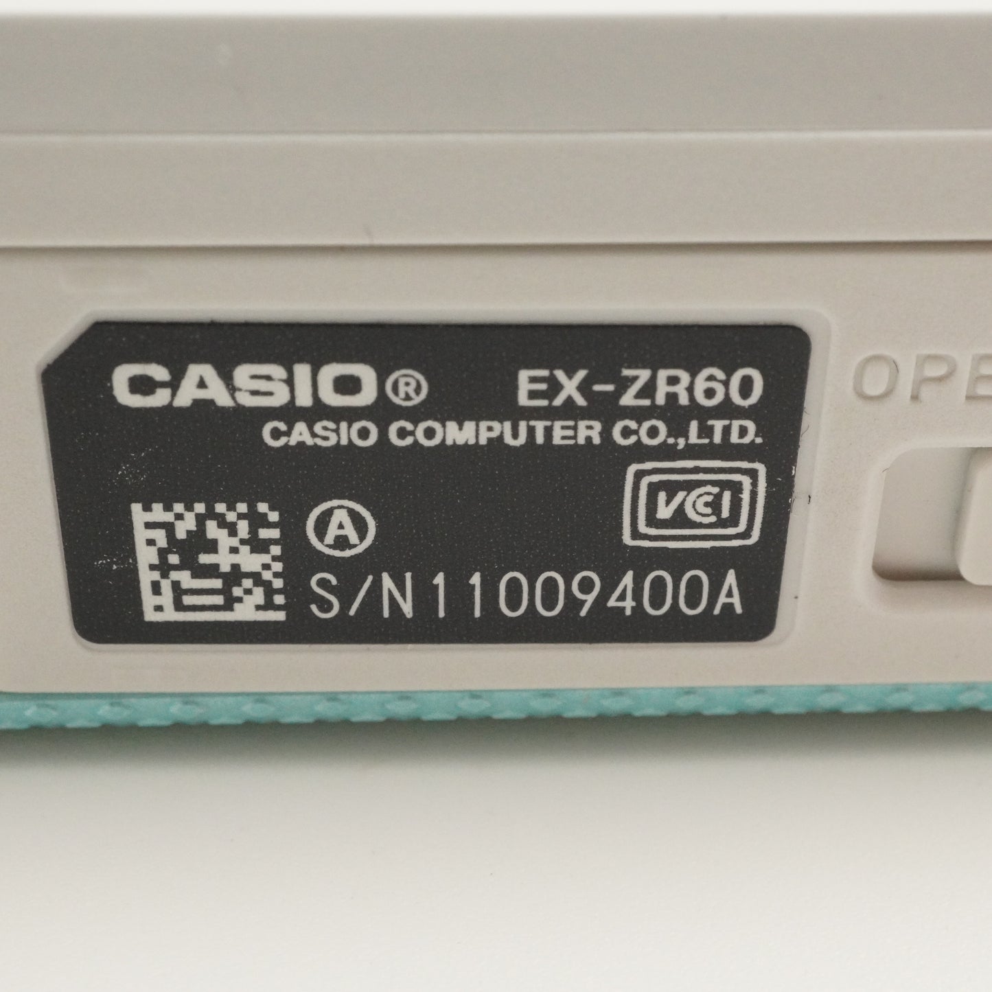 CASIO EXILIM EX-ZR60 Green With 4GB SDHC Card Digital Camera from Japan #8360