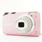 Canon PowerShot A3200 IS Pink In Box +4GB SDCard Digital Camera from Japan#8376