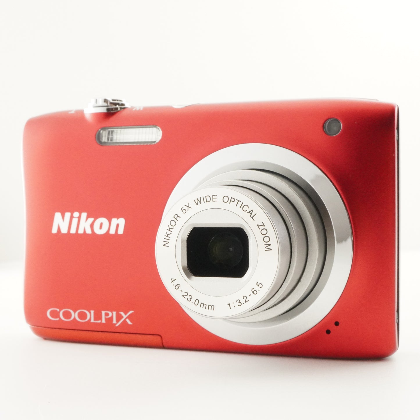 Nikon COOLPIX A100 Red In Box + 2GB SD Card Digital Camera from Japan #8378