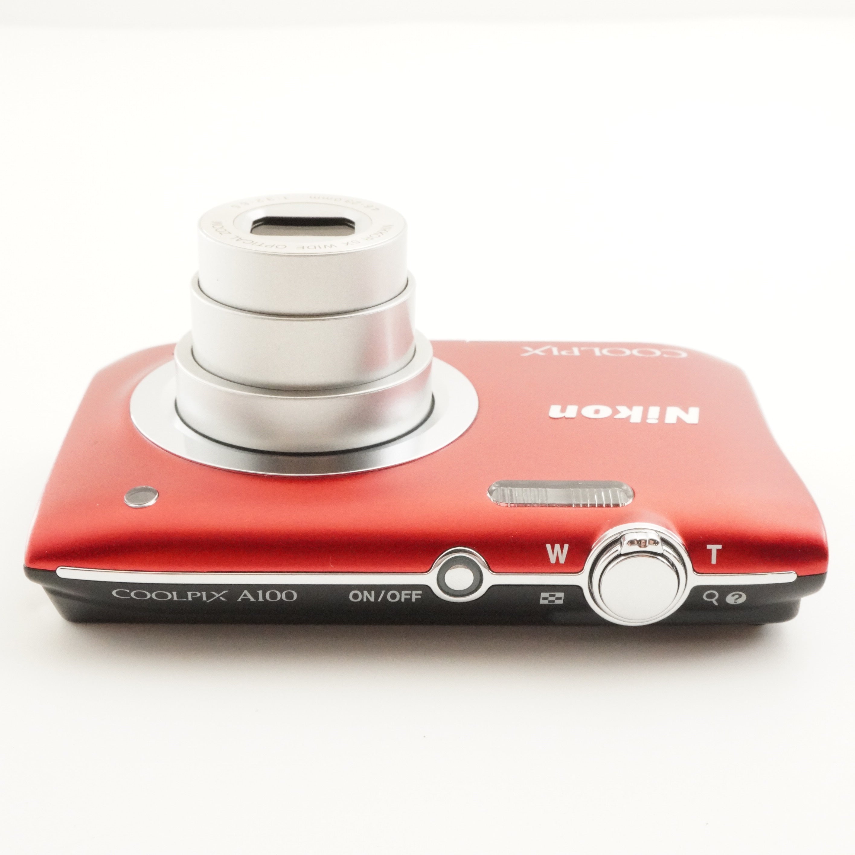 Nikon COOLPIX A100 Red In Box + 2GB SD Card Digital Camera from