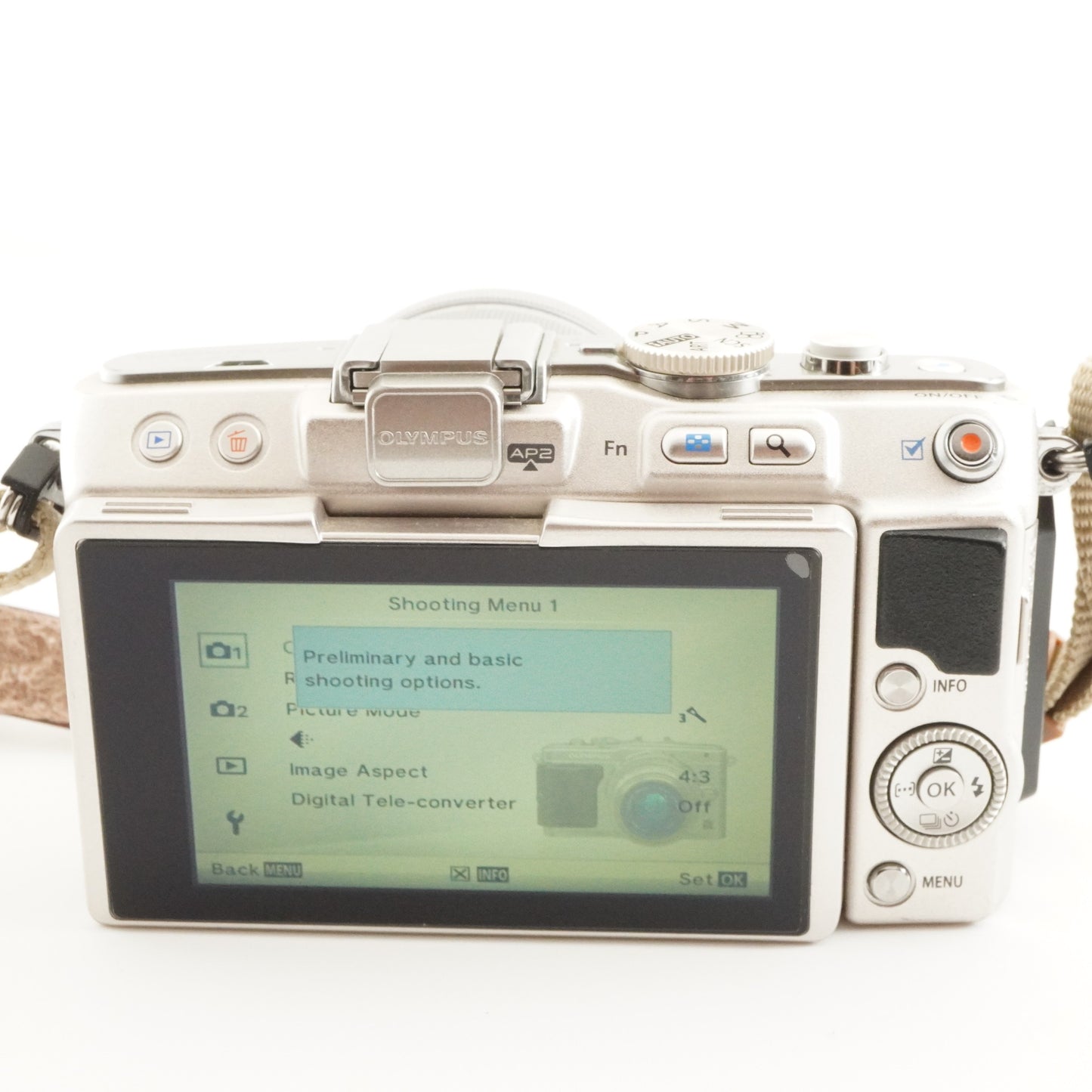 4,032 Shots! OLYMPUS PEN E-PL5 Silver +14-42mm +40-150mm +8GBSD from Japan #8384