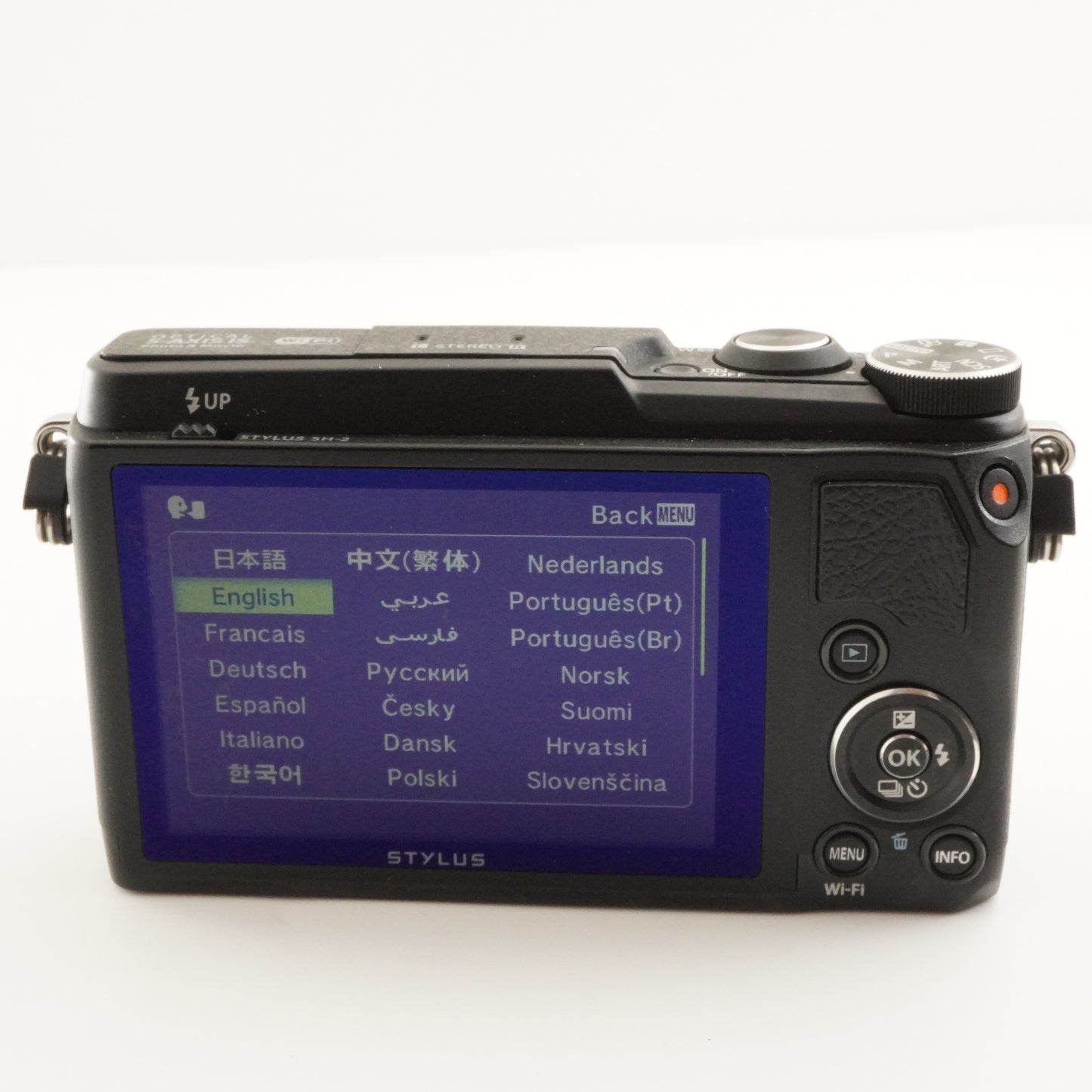 OLYMPUS STYLUS SH-2 Black With 4GB SDHC Card Digital Camera from Japan #8410