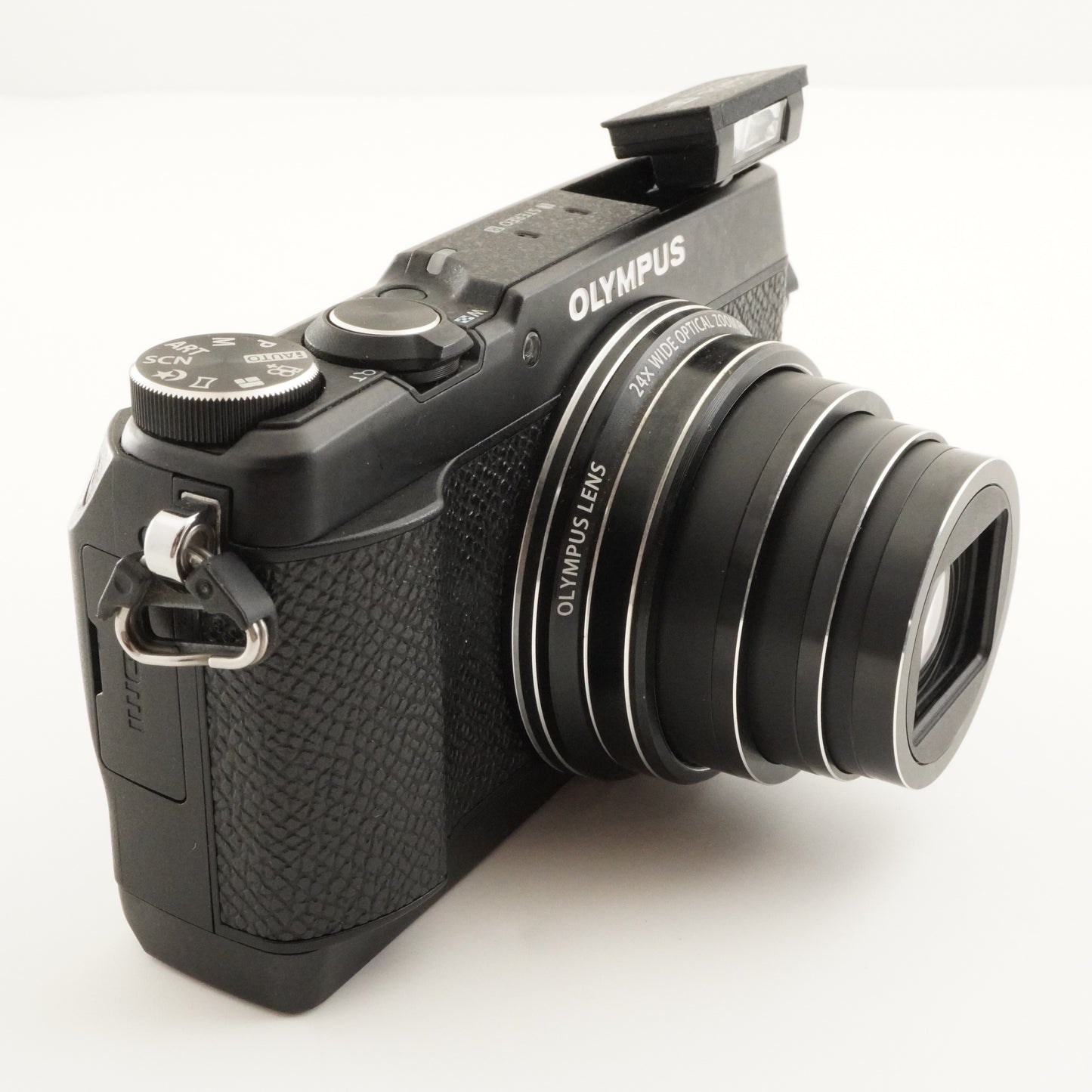 OLYMPUS STYLUS SH-2 Black With 4GB SDHC Card Digital Camera from Japan #8410