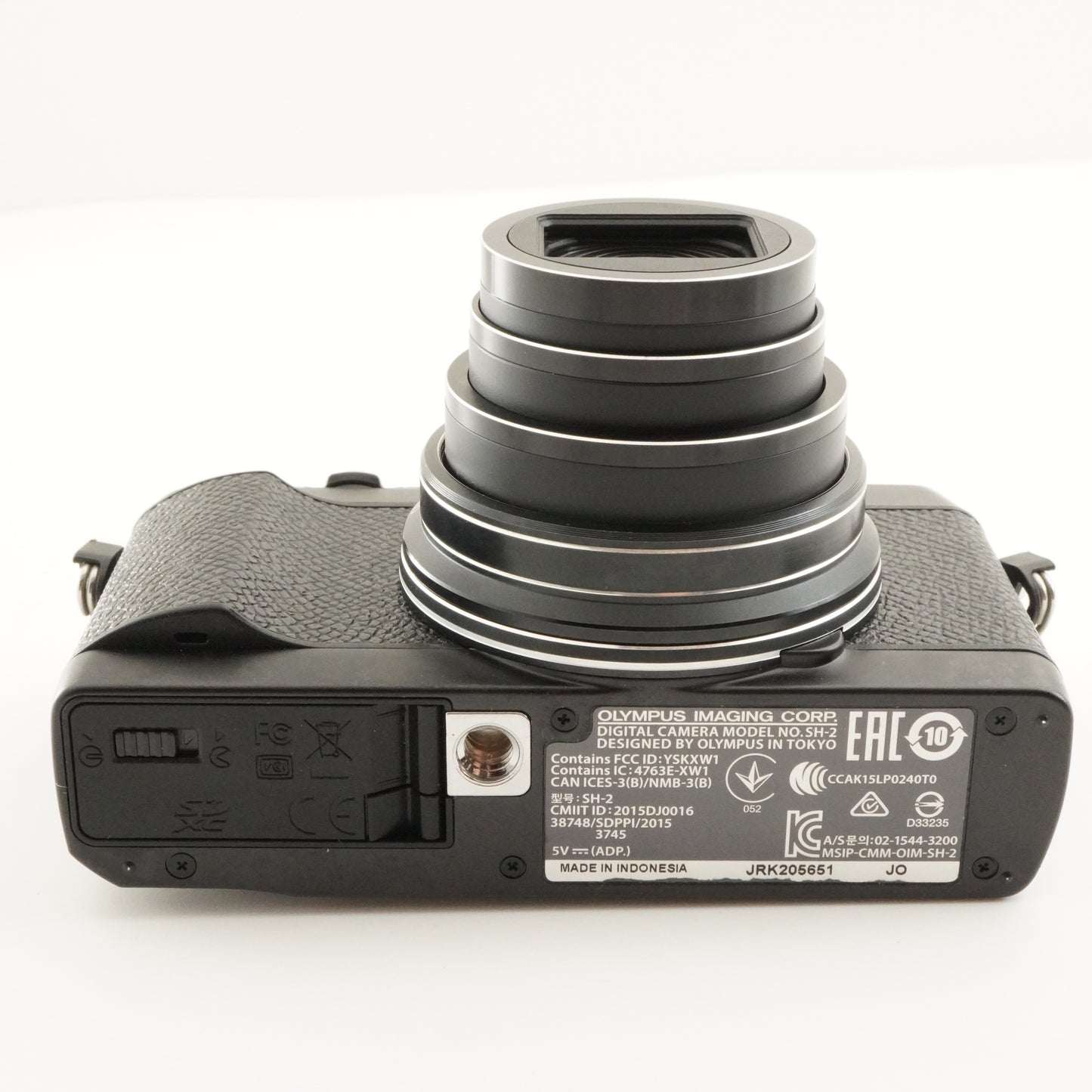 OLYMPUS STYLUS SH-2 Black With 4GB SDHC Card Digital Camera from Japan #8410