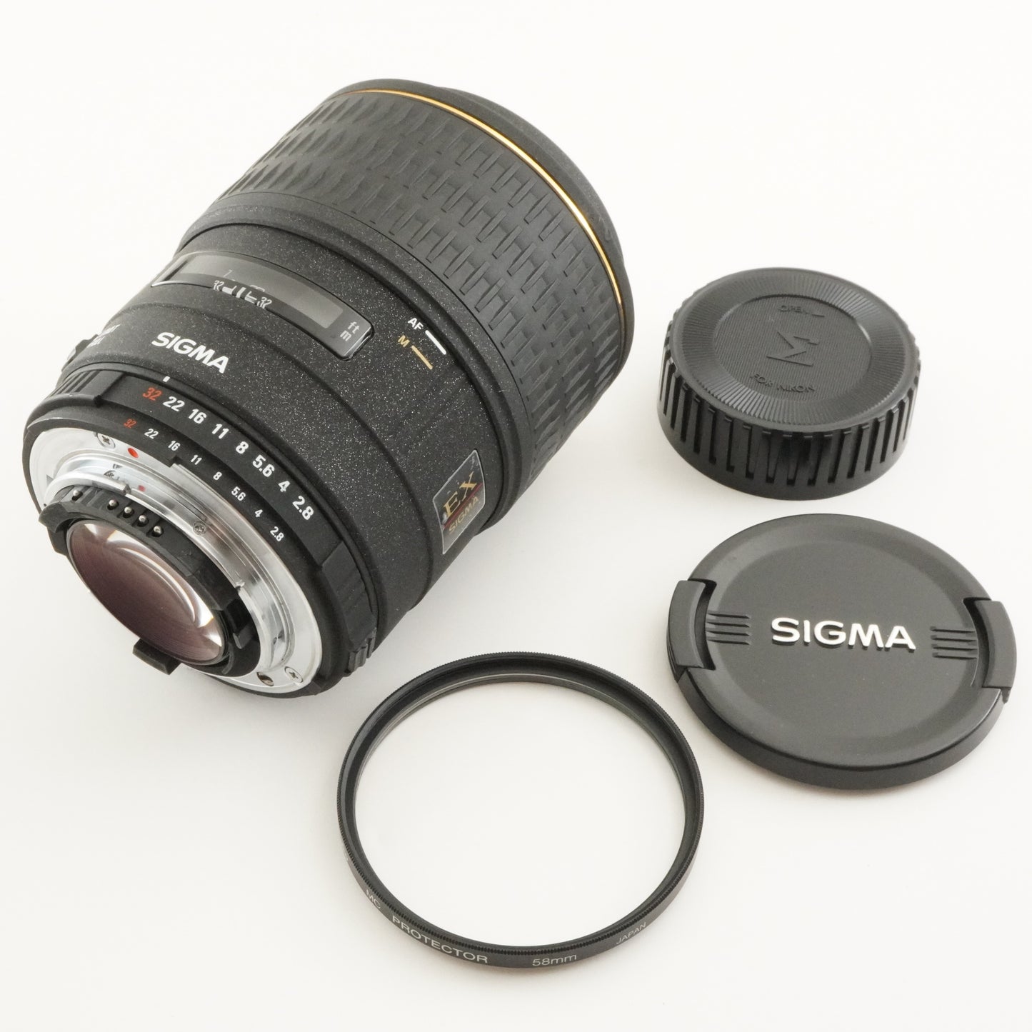 SIGMA 105mm F2.8 D EX MACRO For Nikon AF Prime Lens from Japan #8427