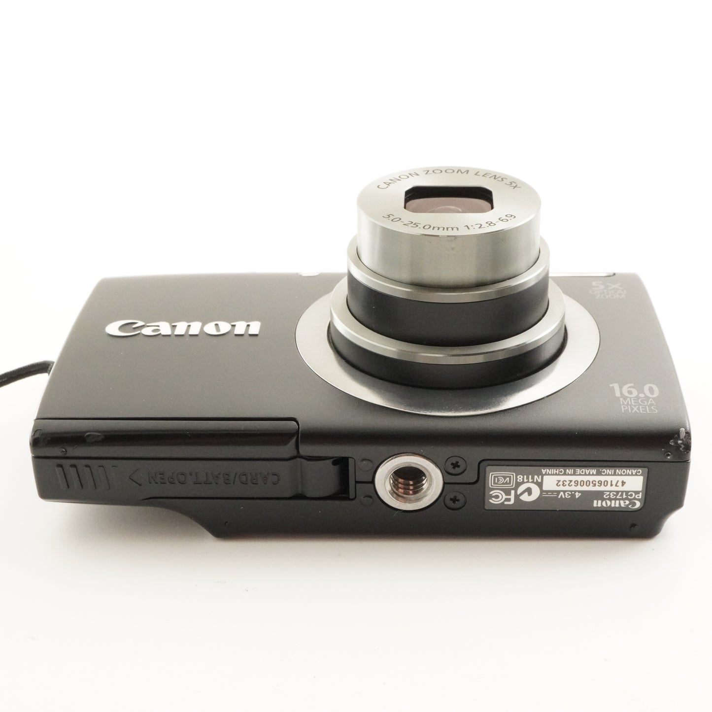 Canon PowerShot A2300 Black With 4GB SDHC Card Digital Camera from Japan #8431